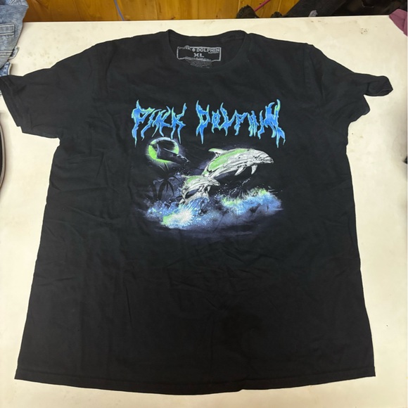 Pink Dolphin tee XL - Picture 1 of 3